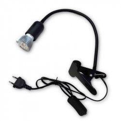 Flexible clip lamp 5W black